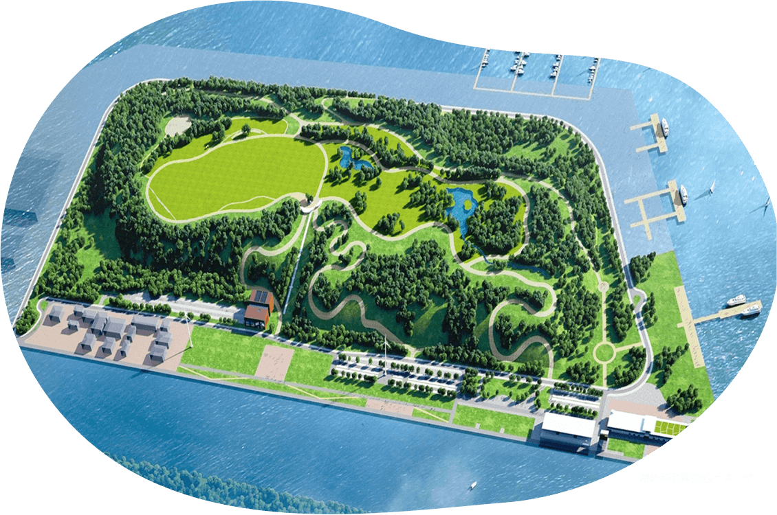 海の森公園完成イメージ
